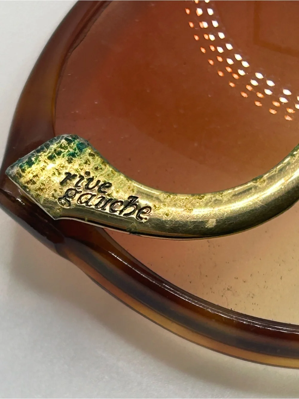 Vintage Rive Gauche by YSL Yves Saint Laurent Oversize Sunglasses Brown Selling
